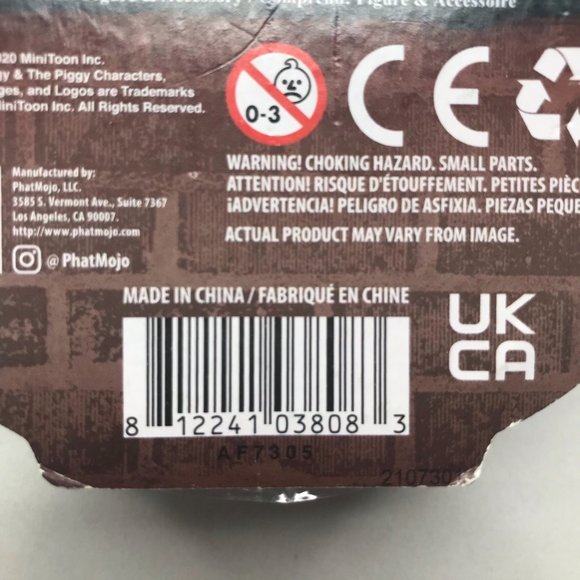 Phat MoJo Foxy Action Figure Piggy Series 1 New Bent Cardboard - Picture 3 of 7